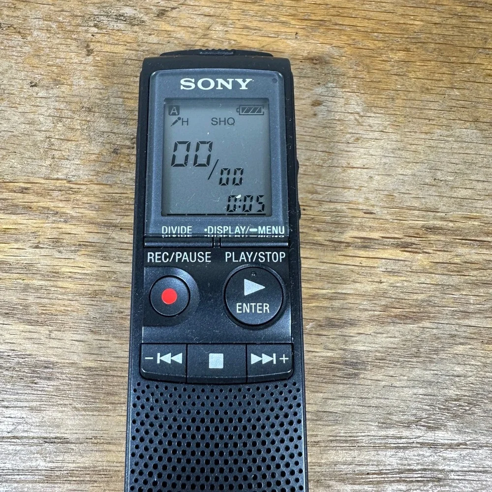 Sony ICD-PX720 digital voice recorder Handheld Black Recorder
